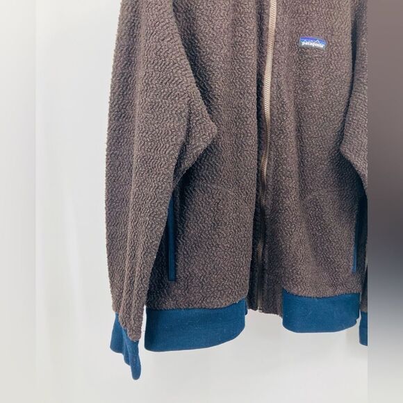 Patagonia | men’s brown and navy long sleeve jacket | size XL - Picture 3 of 6